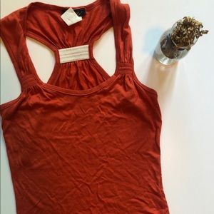 Kaity Burnt Orange Chico Sleeveless Top Sz:S